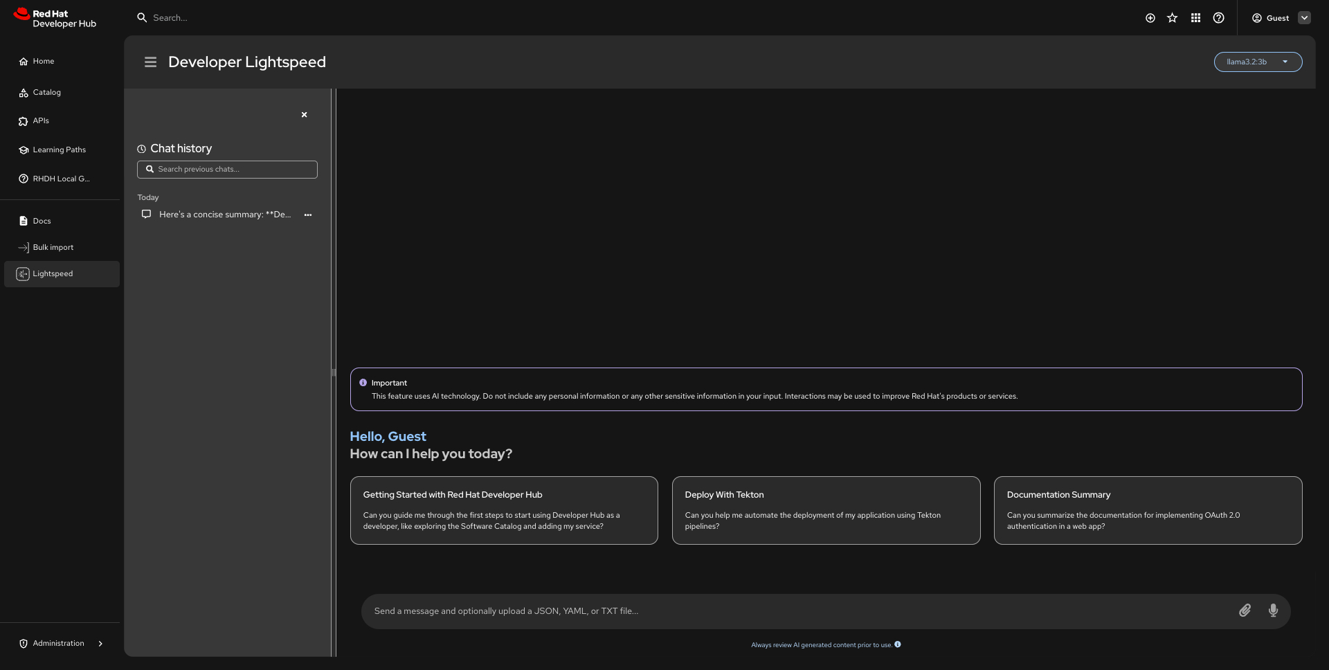 developer lightspeed 1 8 0