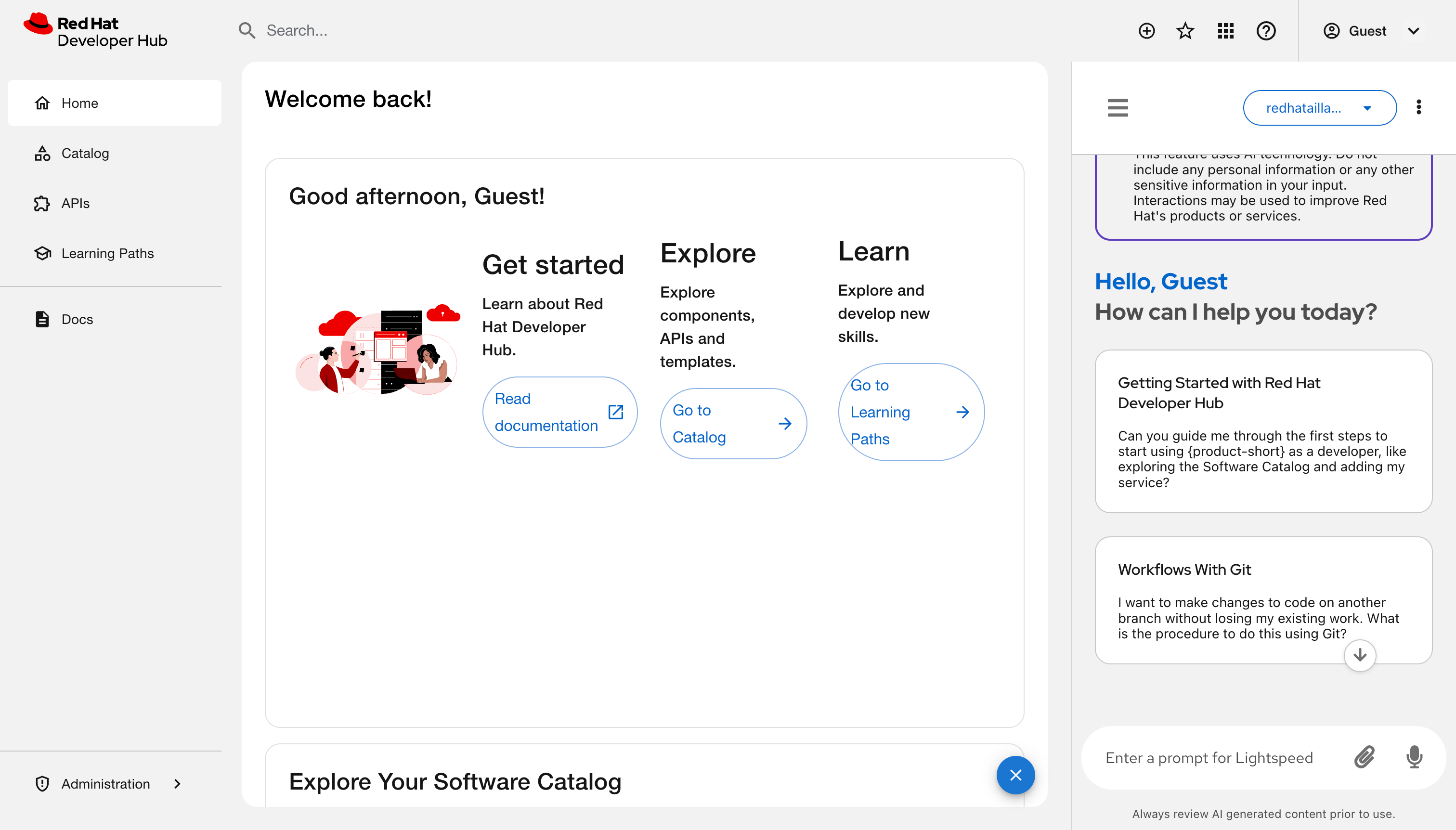 lightspeed docked mode