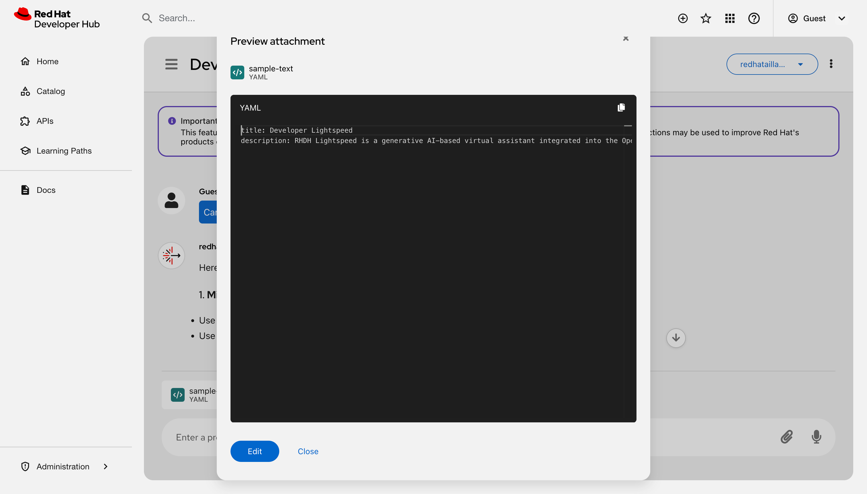 Lightspeed file attachment preview