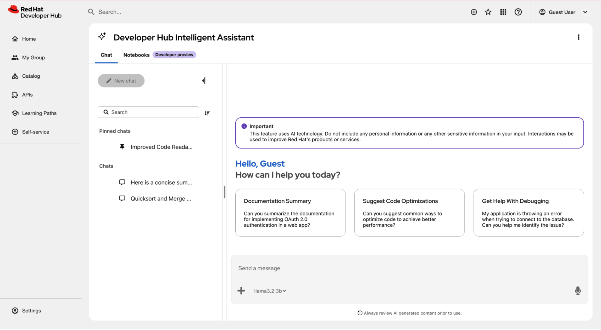 Chat display options
